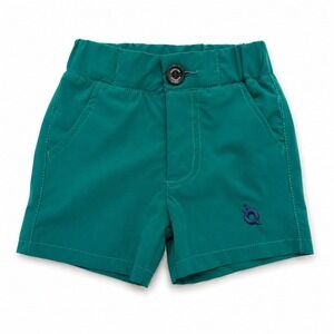 Bluequail Kids Emerald Green Performance Shorts UPF 50+ Quick Dry 12M Activewear